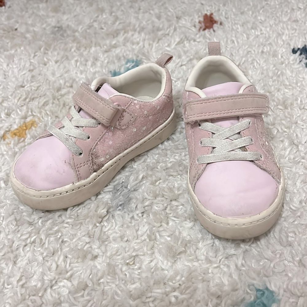 Pink Sequin Toddler Sneakers Size 6